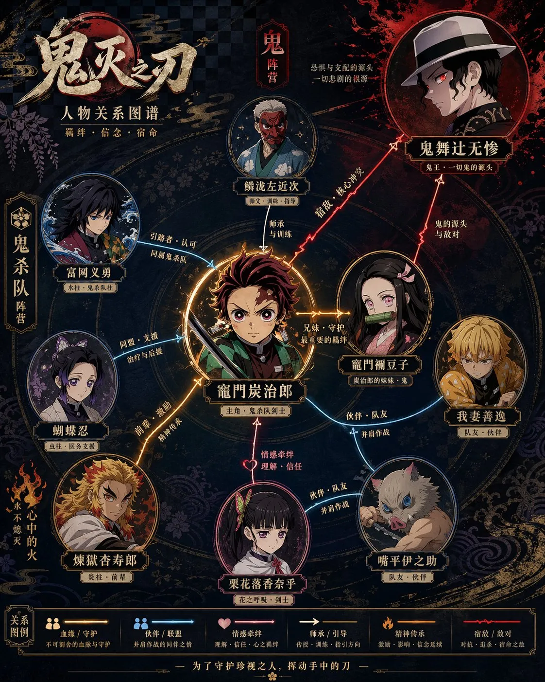 Poster Character Relationship Map Poster Design