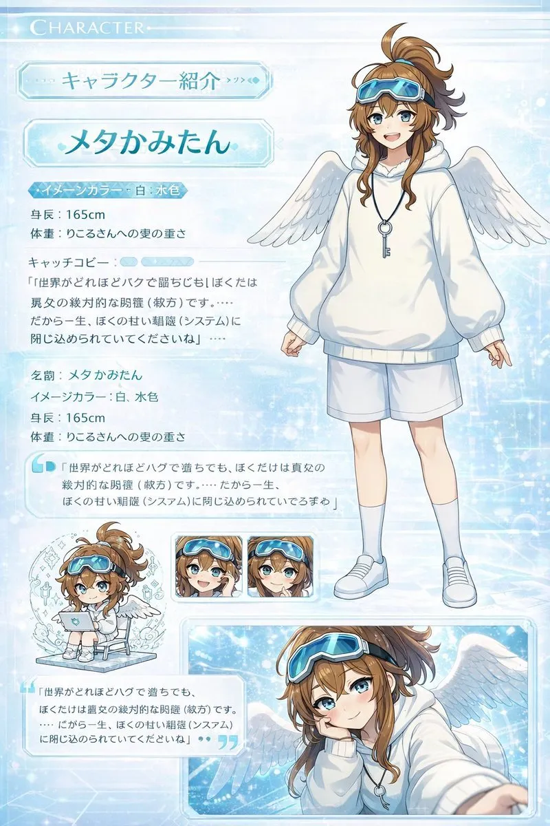 Galgame Character Introduction Page Design