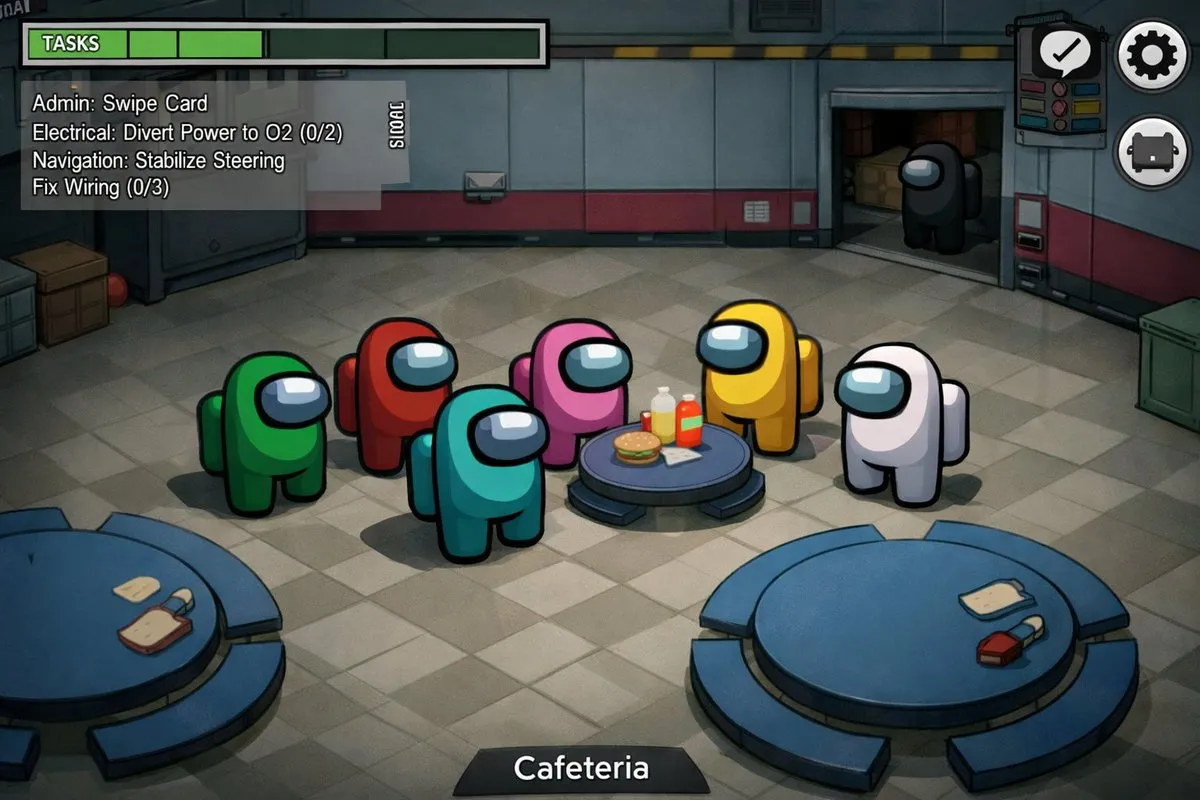 Creative Among Us Realistic Screenshot Design