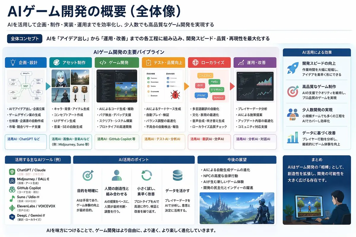 AI-Generated UI Japanese AI Game Dev
