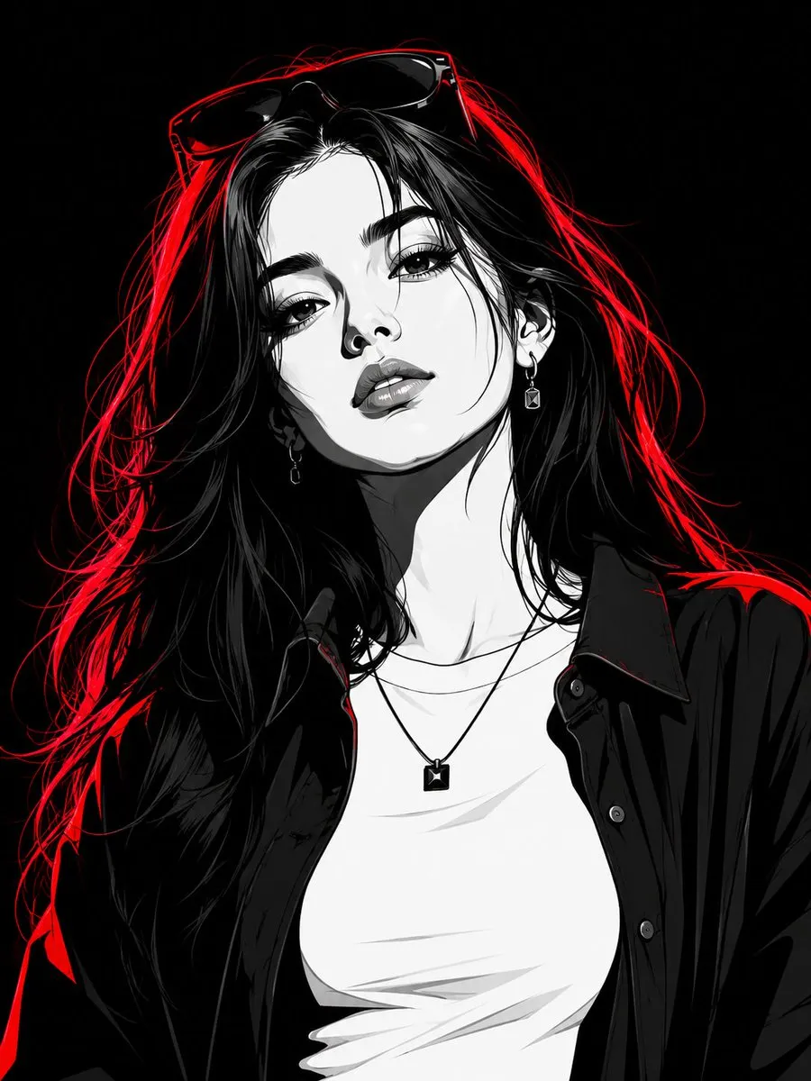 Cinematic and Illustrated Jewelry on Black Background