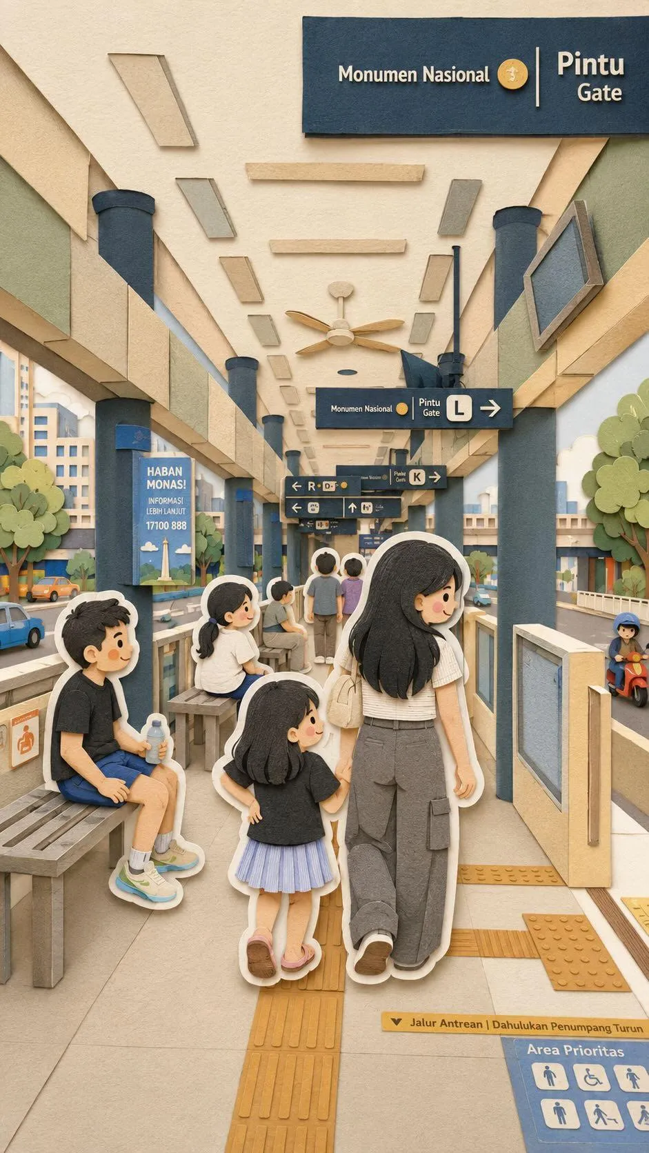 Adorable Kawaii Family Travel Scrapbook