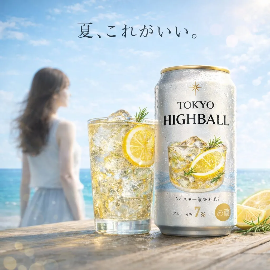 Refreshing Summer Beverage Commercial Photo