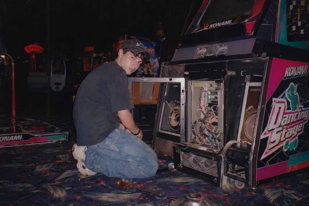 Nostalgic 90s Arcade Machine Repair Photo