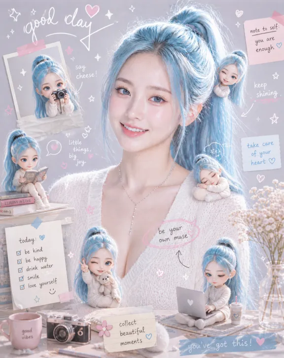 Pastel and Soft Toned Headwear on Table Surface