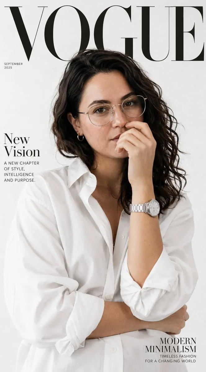 Minimalist and Soft Toned Timepiece in Urban Setting