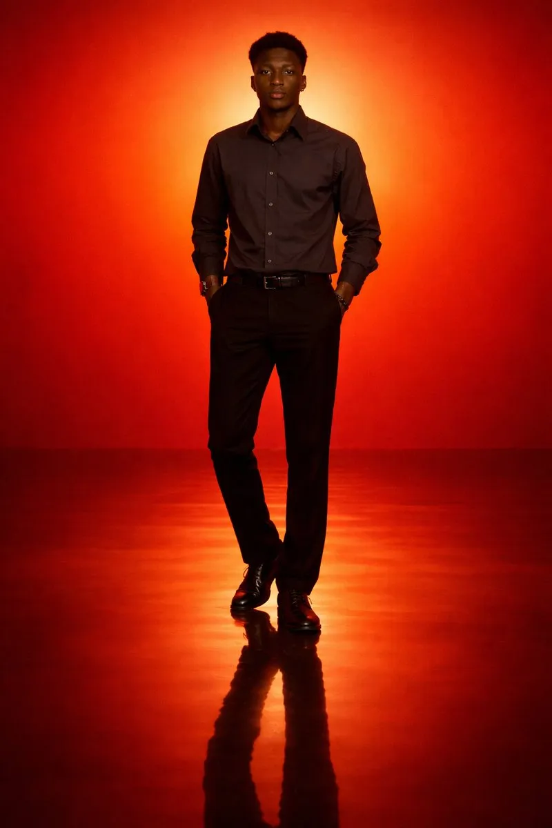 AI-Generated Cinematic Male Figure