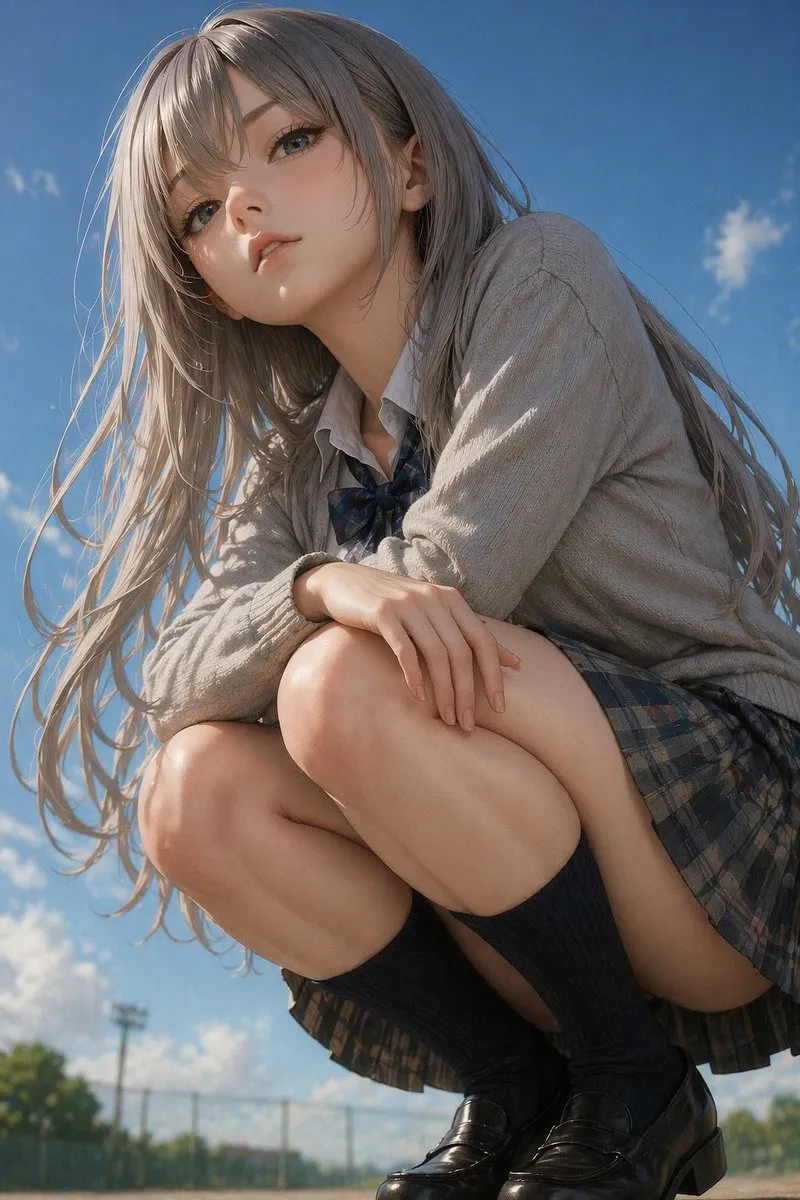 Hyper-realistic Anime Girl Portrait