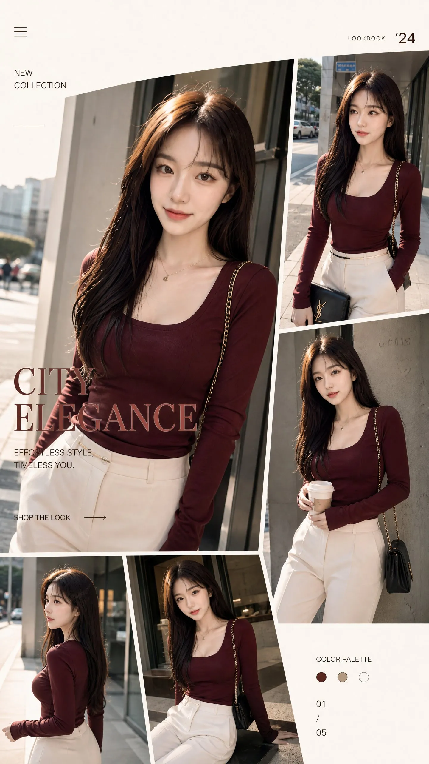 Stylish Fashion Catalog Collage Shoot