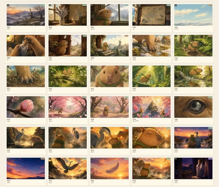 AI-Generated Watercolor and Soft Toned Music