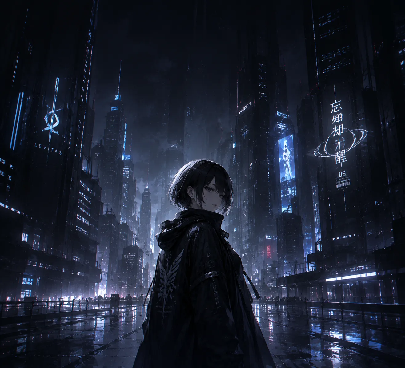 Character Anime wallpaper for foldable Design