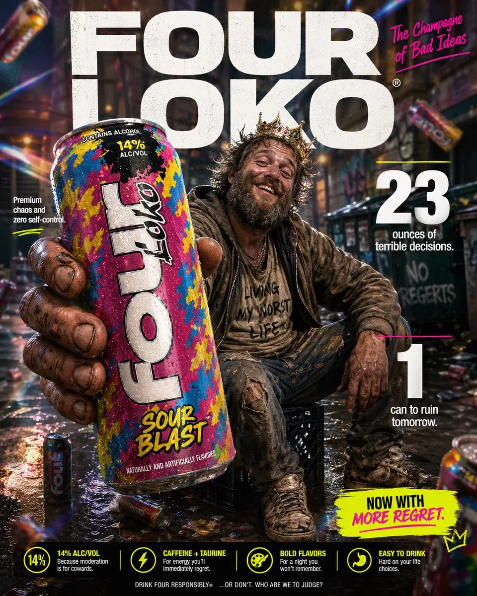 Neon-Lit and Soft Toned Beverage in Studio Setting