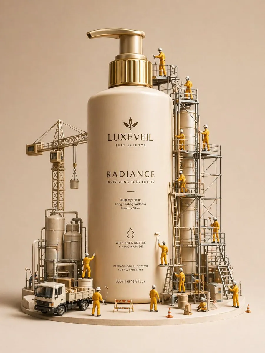 Photorealistic and Hyper-Realistic Skincare in