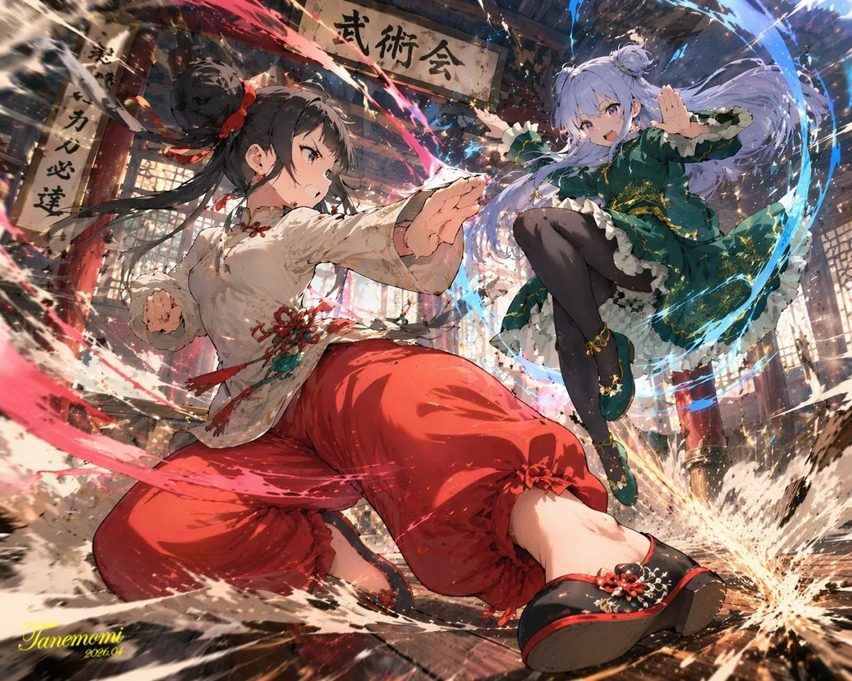 Epic Anime Martial Arts Dojo Battle