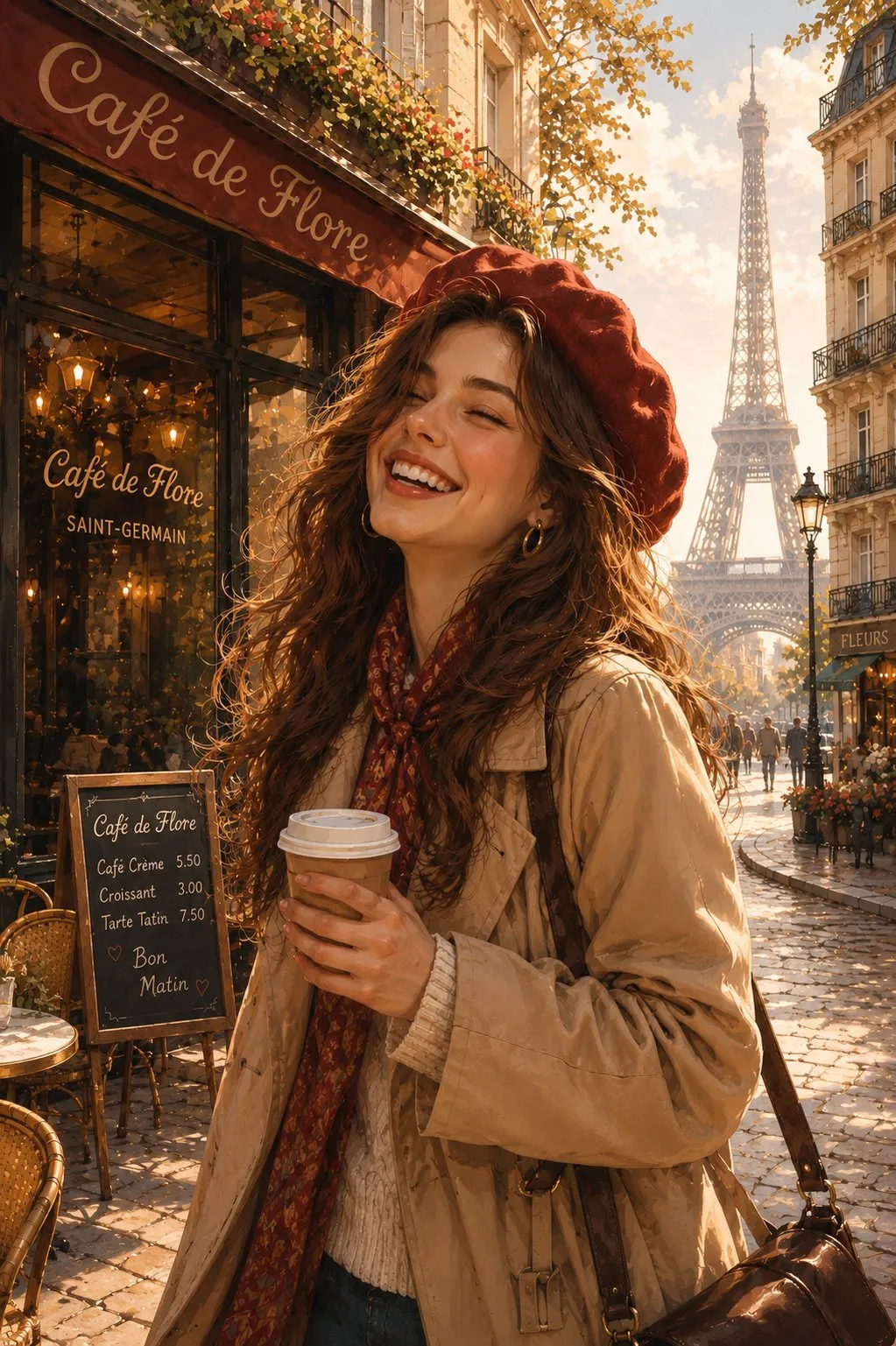 Charming Parisian Storybook Portrait