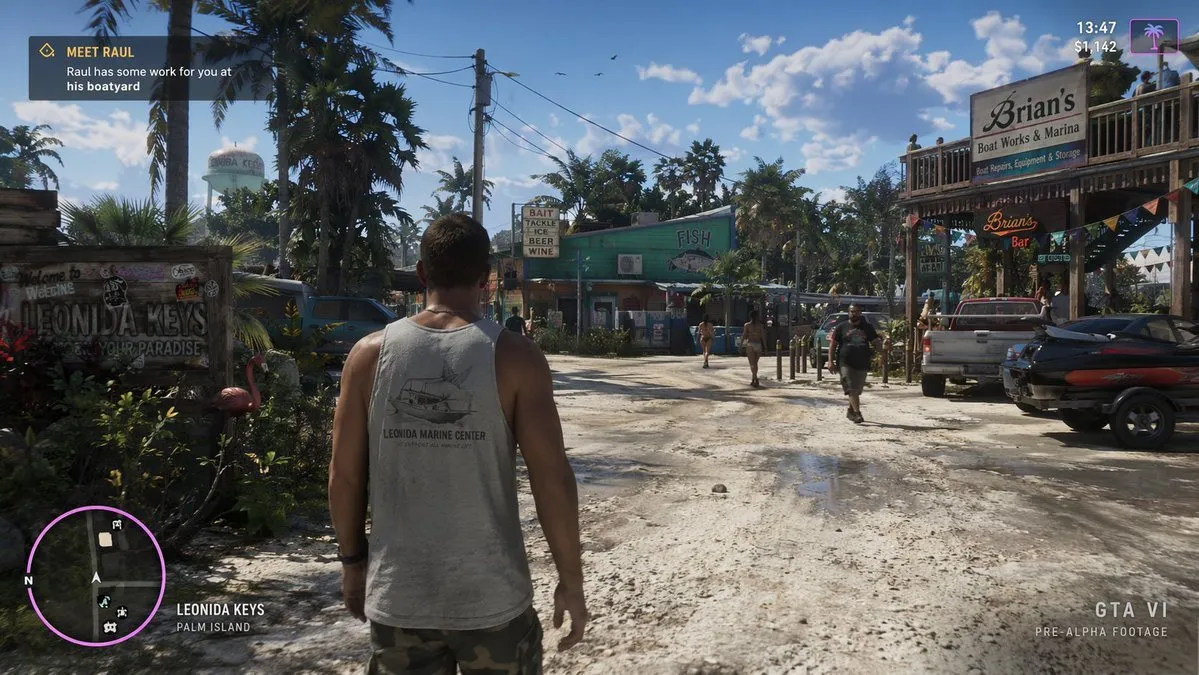 GTA VI Tropical Town Game Screenshot