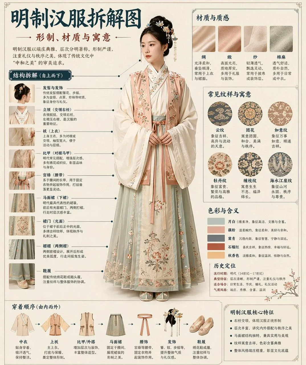UI Museum-Style Hanfu Breakdown Infographic