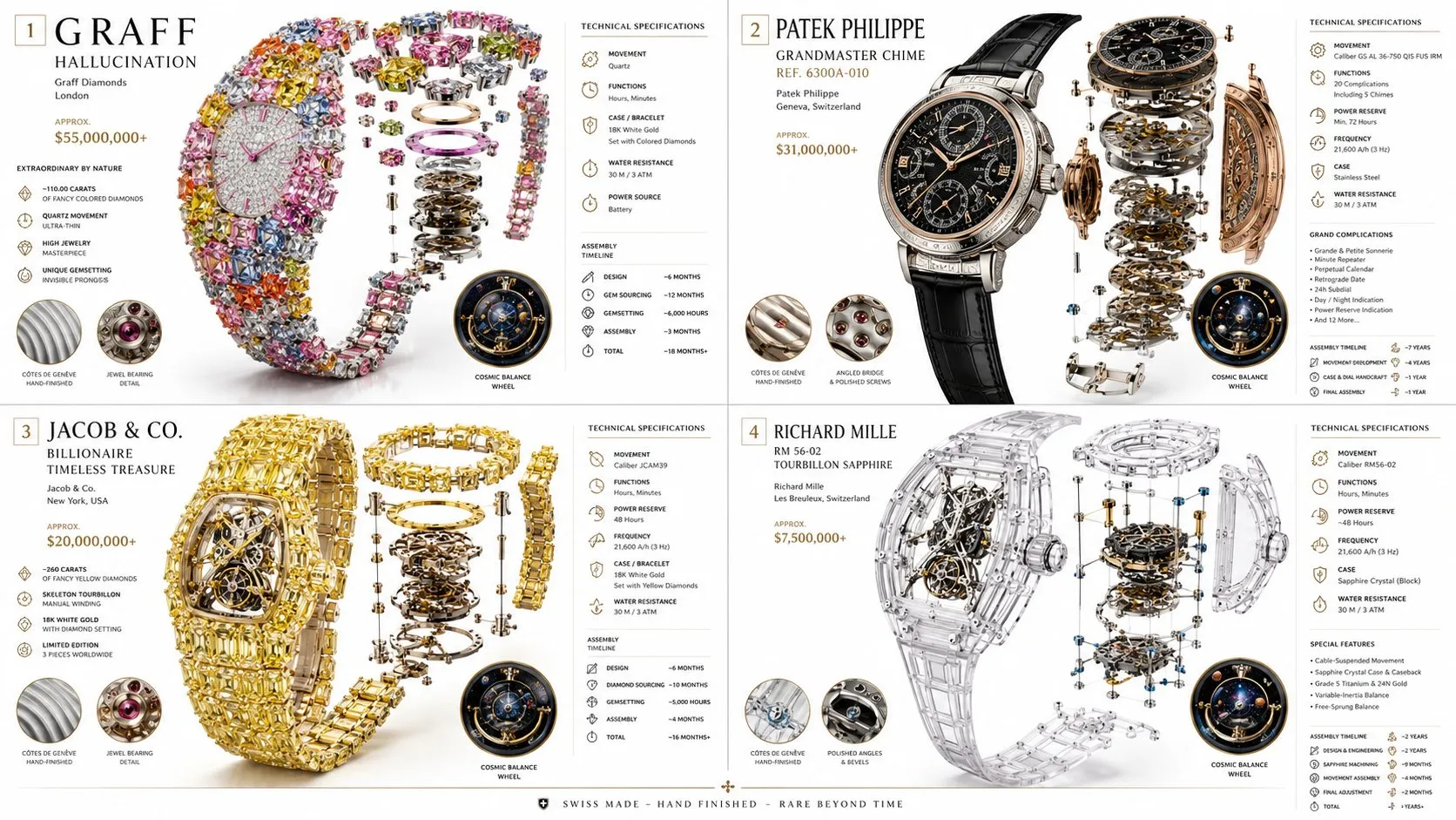 Haute Horlogerie Luxury Watch Blueprint