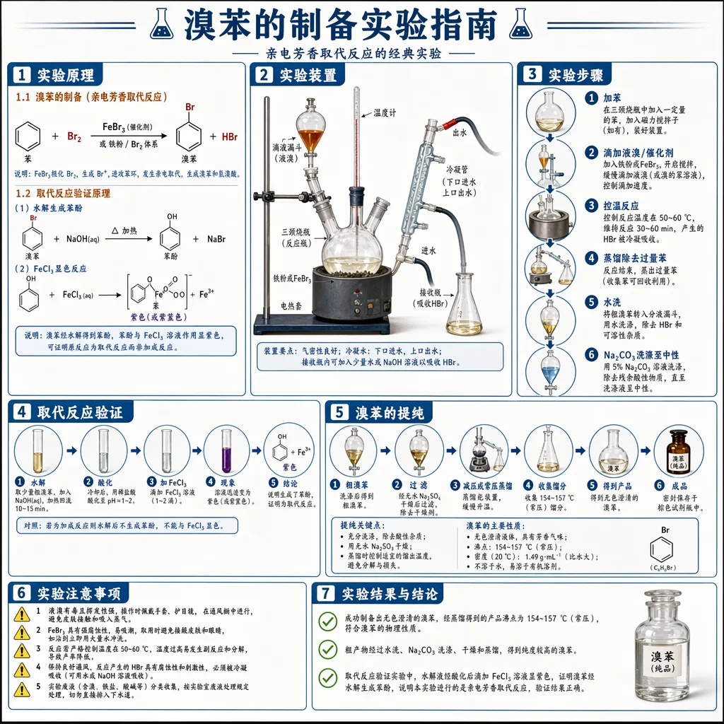High School Chemistry Experiment Infographic