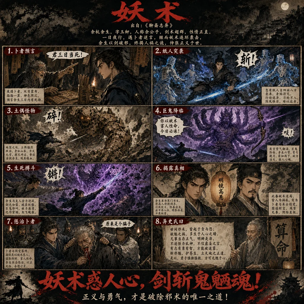 Classic Chinese Ghost Story Comic Art